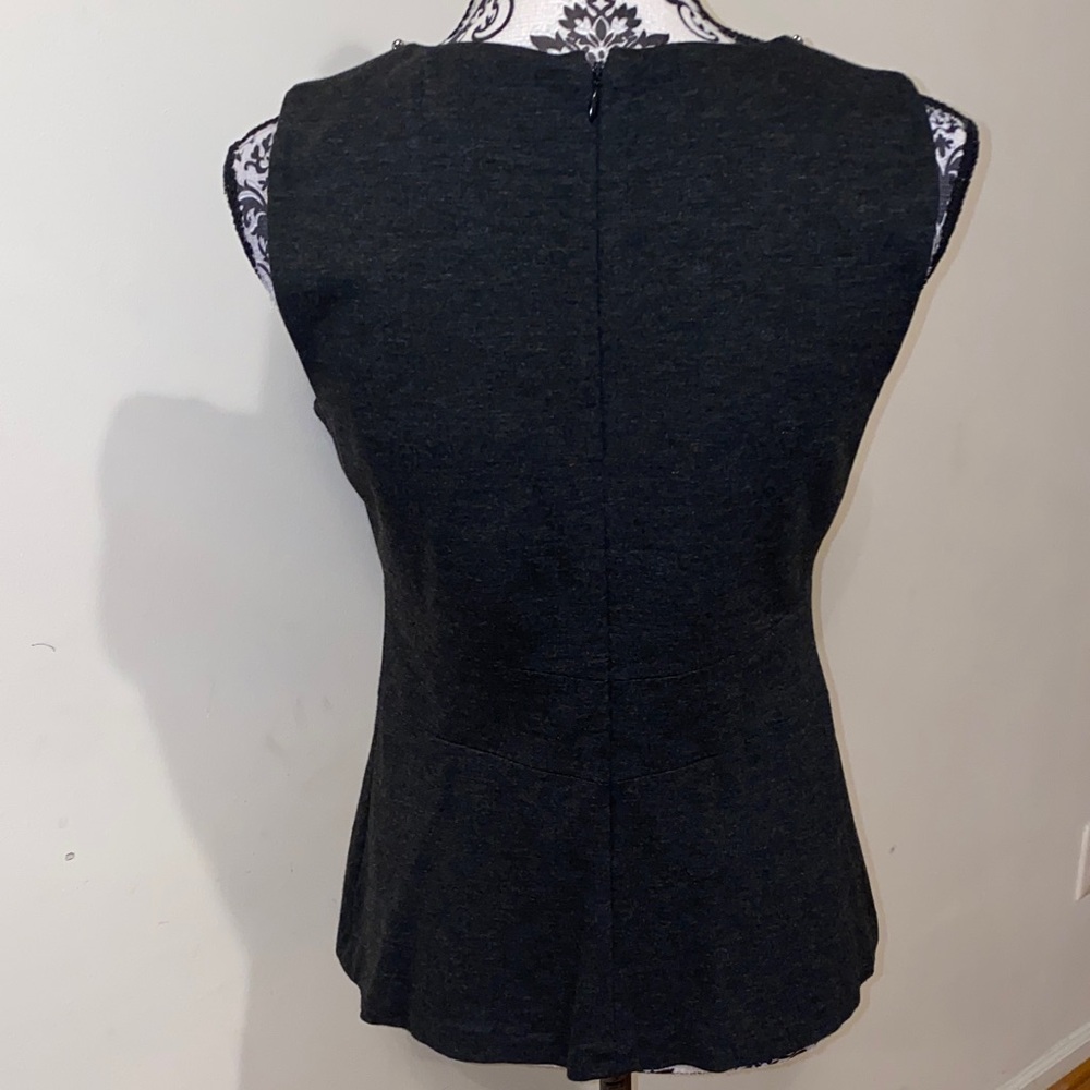 3/$45 Cabi The Glitz Sleeveless Top Embellished Neckline Size 4 Style #508 - Picture 10 of 15